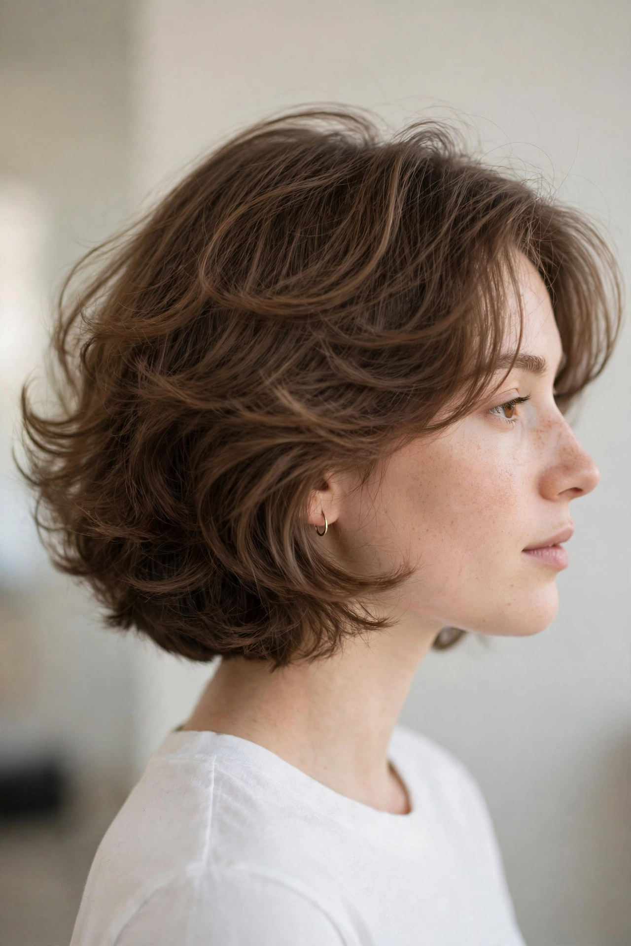 Layered cloud bob with airy movement