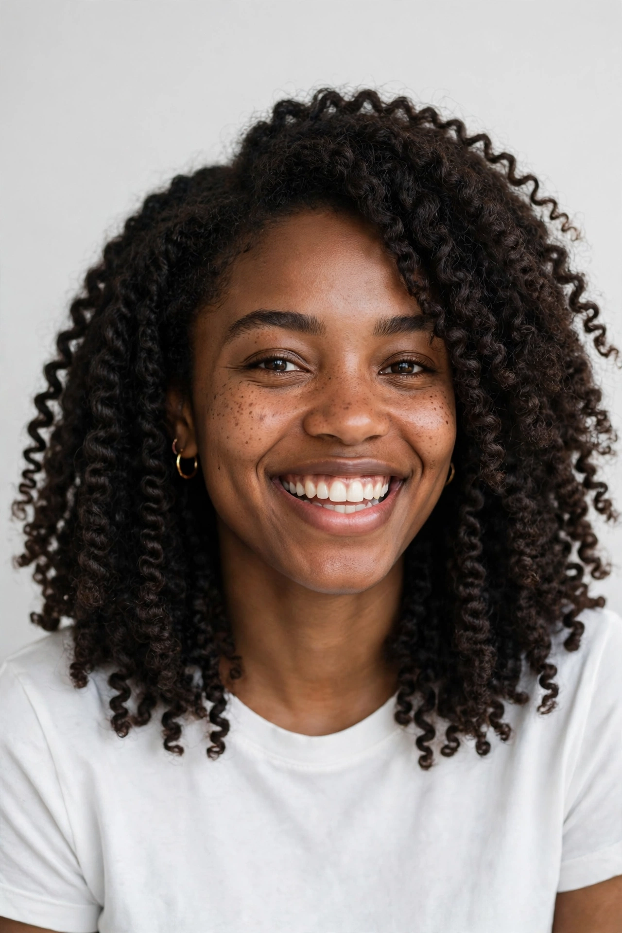 4B twist-out in a long bob haircut