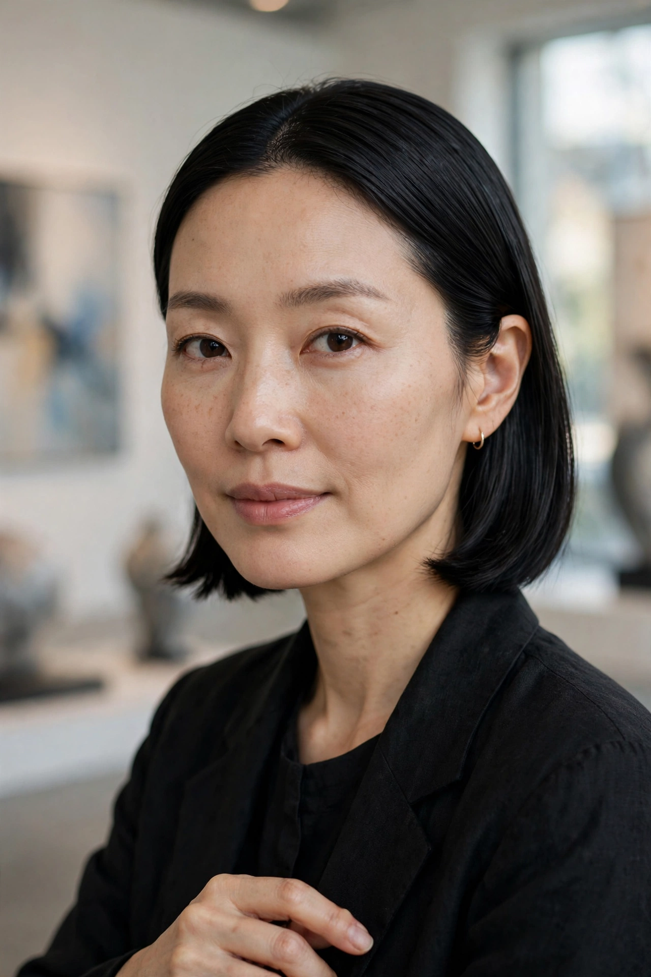 french bob haircut without bangs