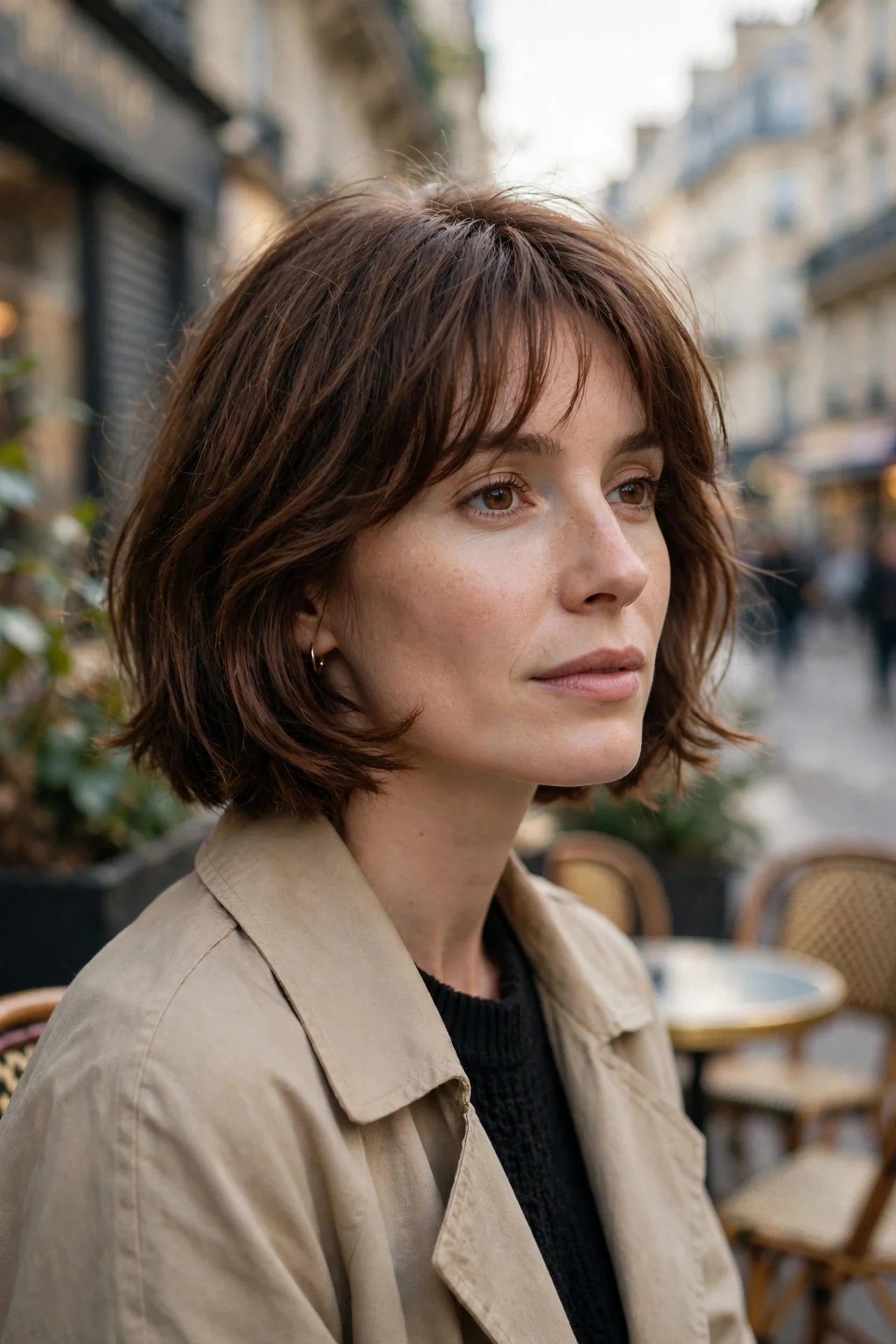 french-inspired boy bob with soft fringe