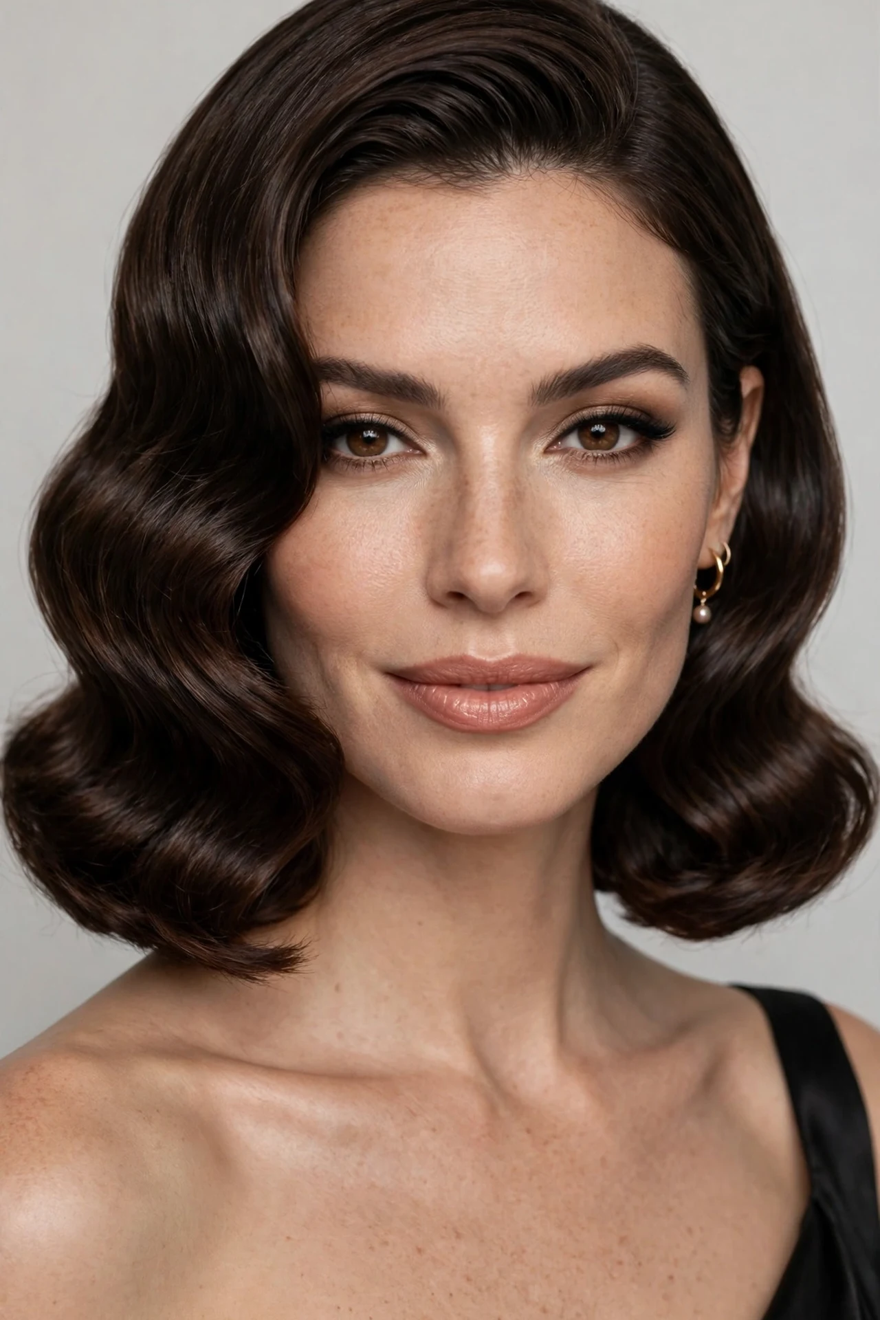 Hollywood waves on a long bob for a party night
