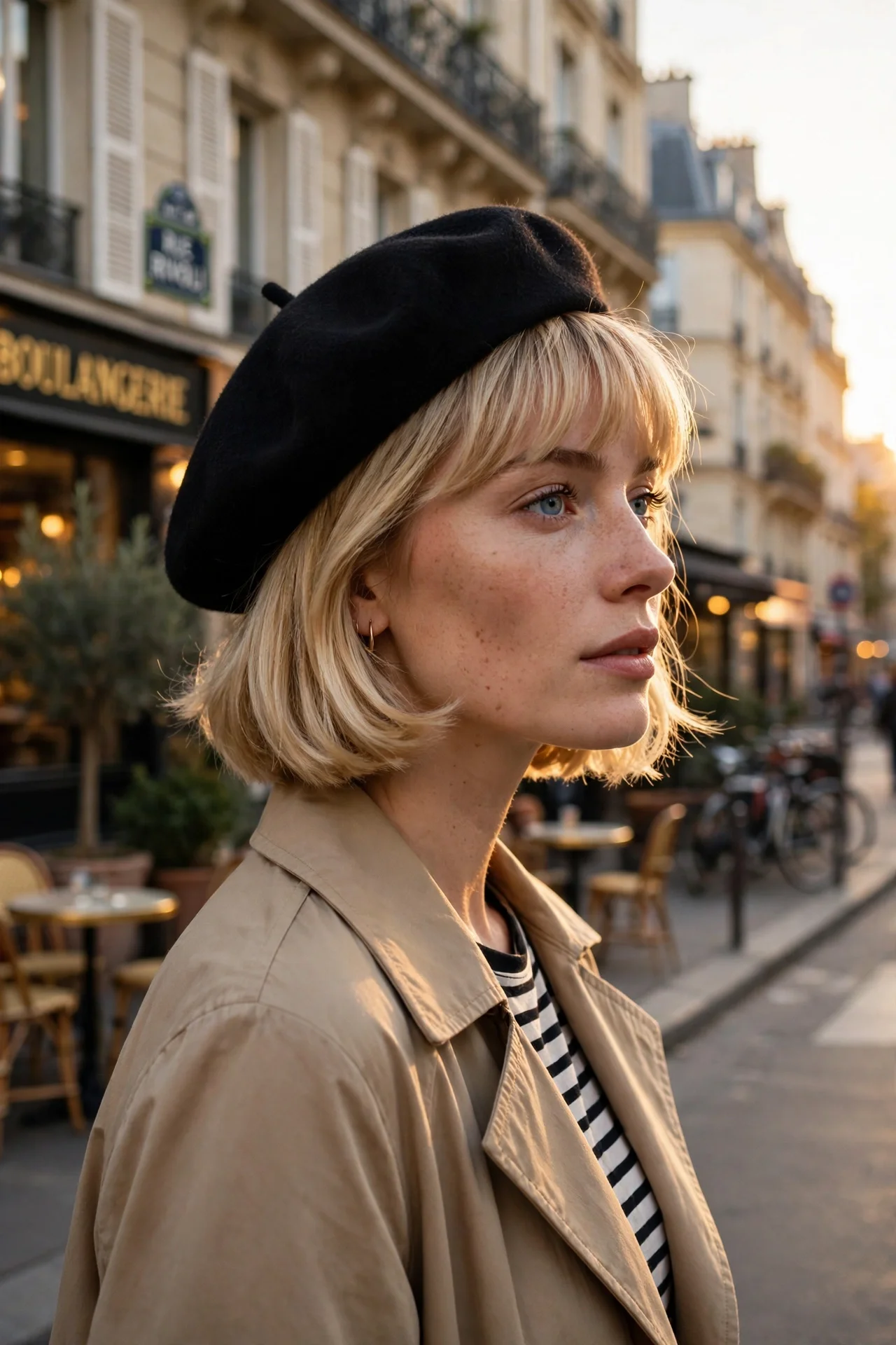 French-style accessories for a french bob