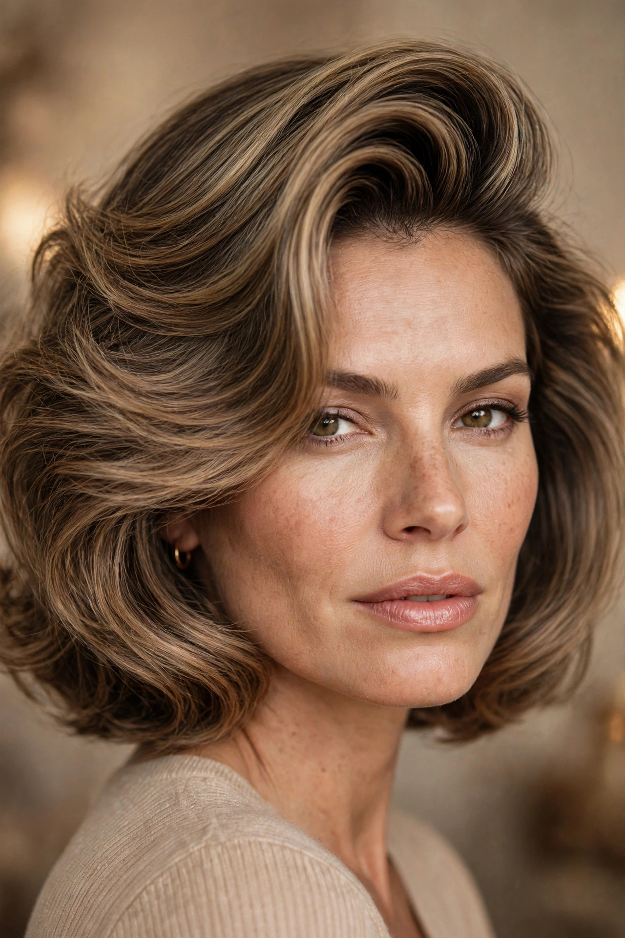 Bob with a deep side part for instant volume