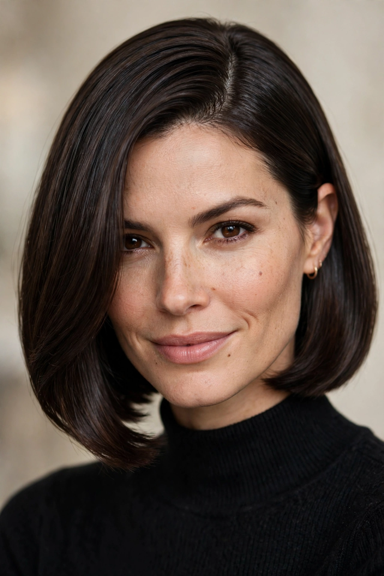 How to style a bob: woman with a sleek styled bob in this 2026 tutorial guide
