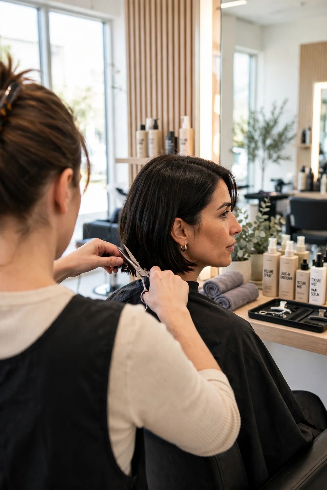 Trim schedule to maintain french bob shape