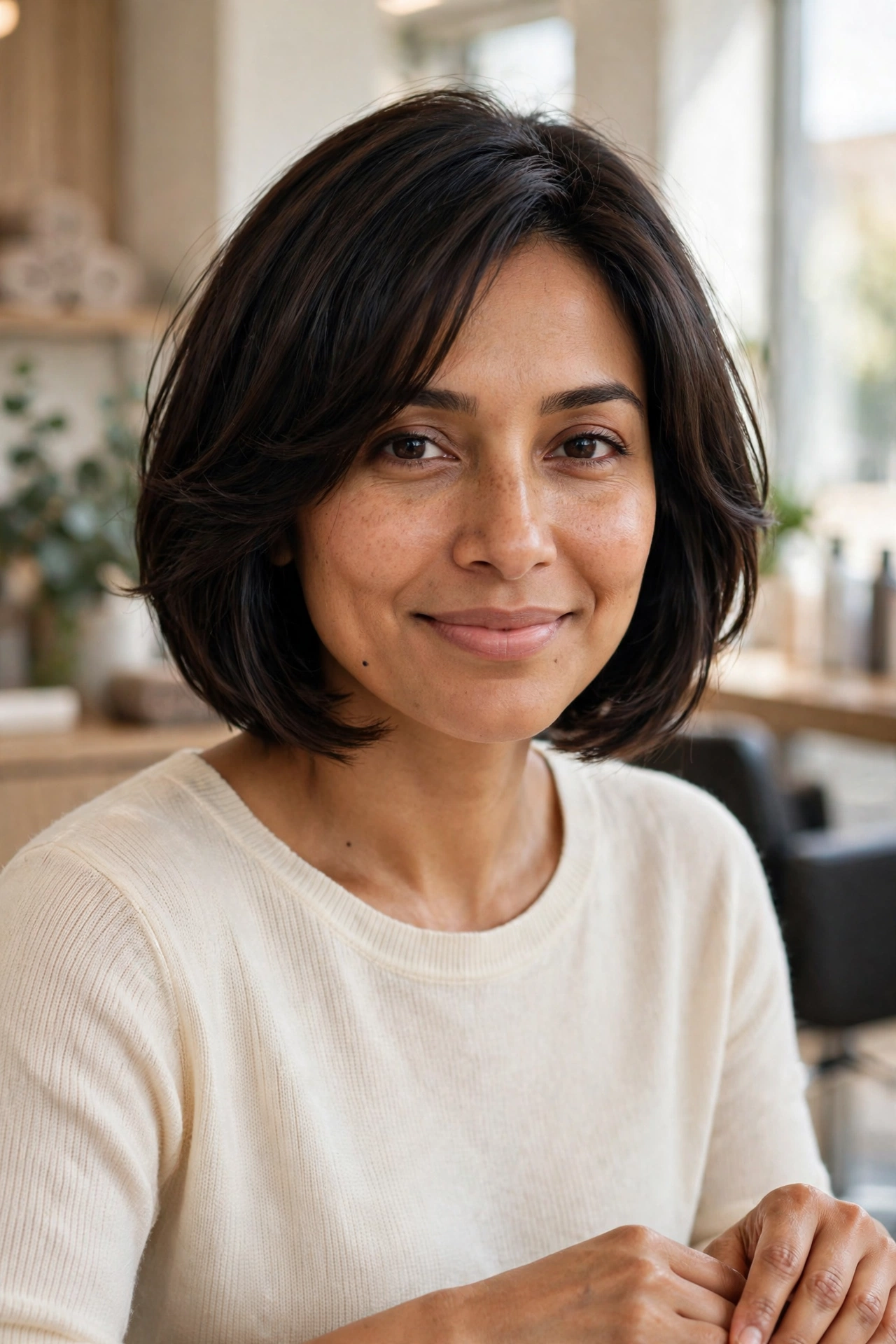 layered french bob haircut