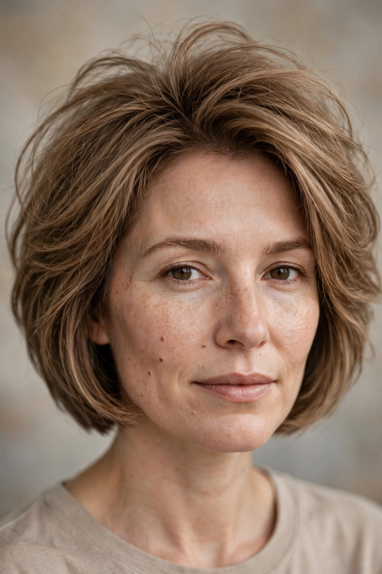 Low maintenance bob for fine hair with volume