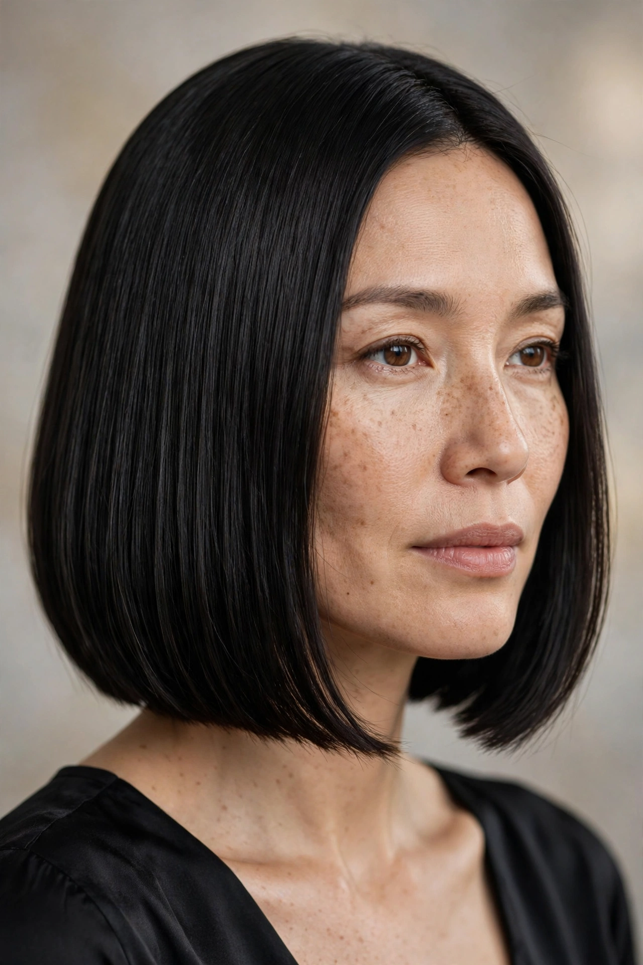 Two minute sleek low maintenance bob