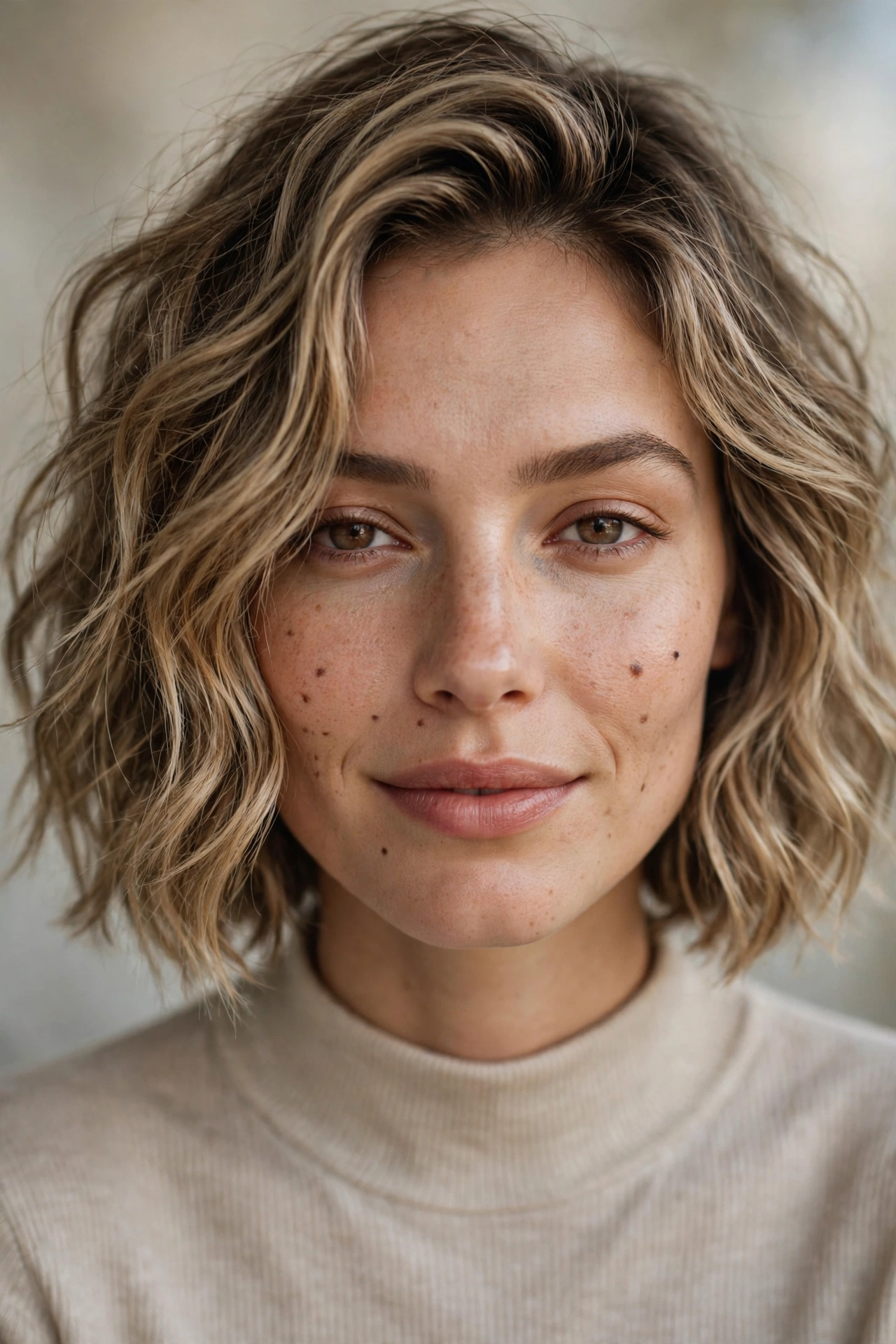 Wash and go wavy low maintenance bob