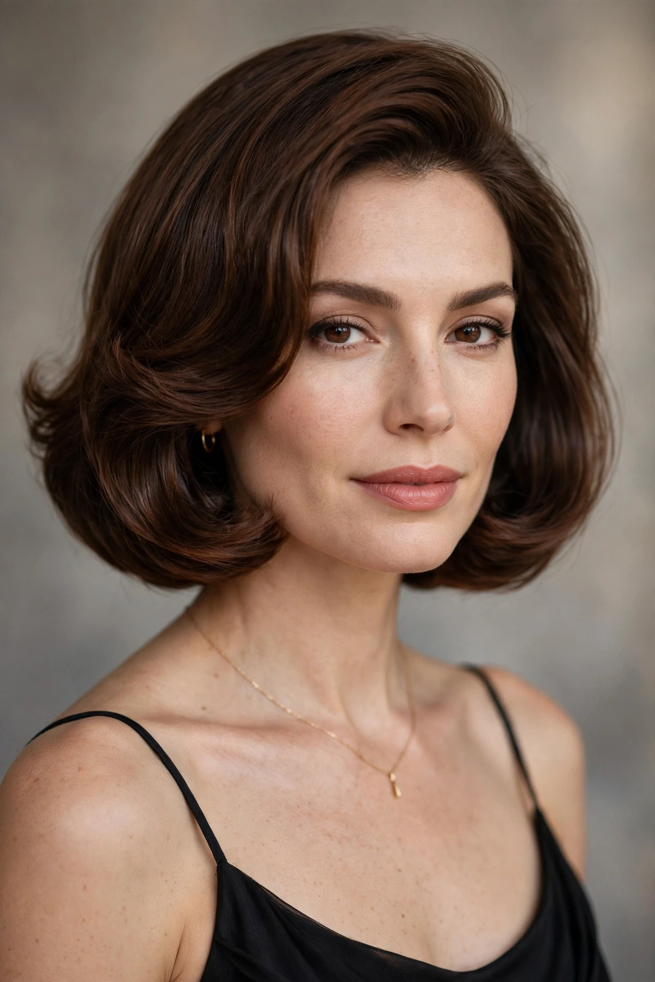 Old money bob styled for a special occasion