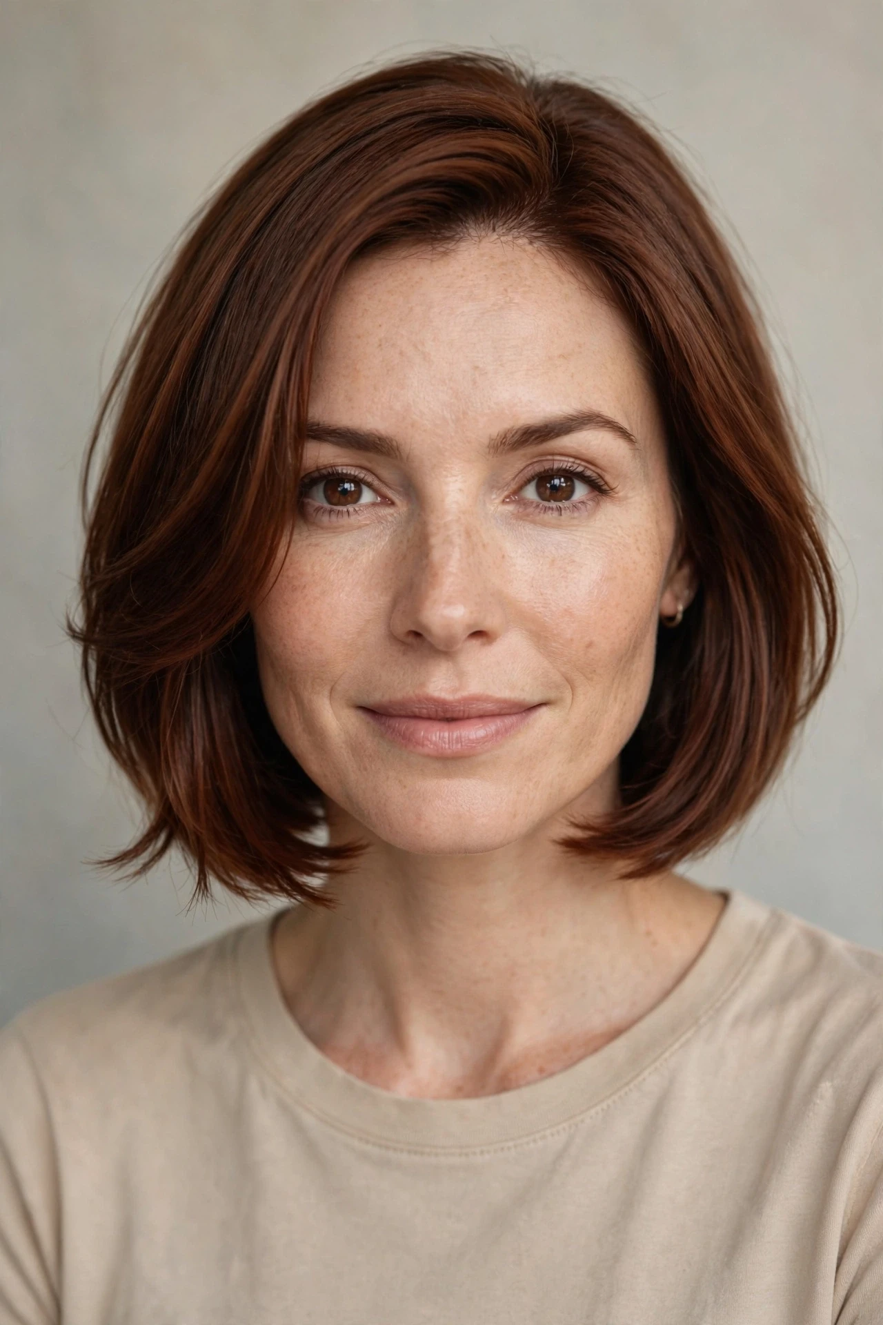 Prada bob with soft face framing layers
