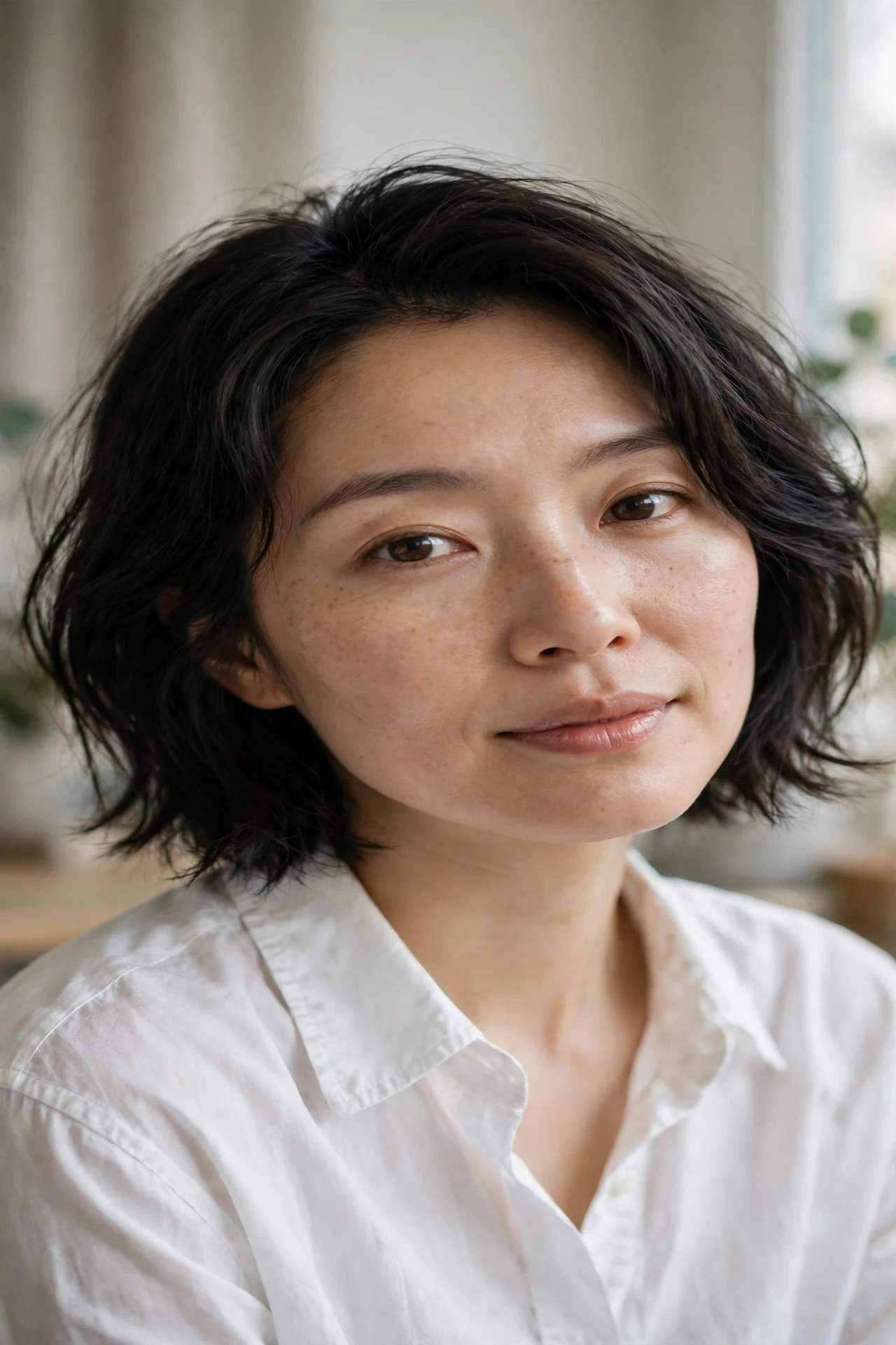 Second day parisian bob with lived in texture and natural volume