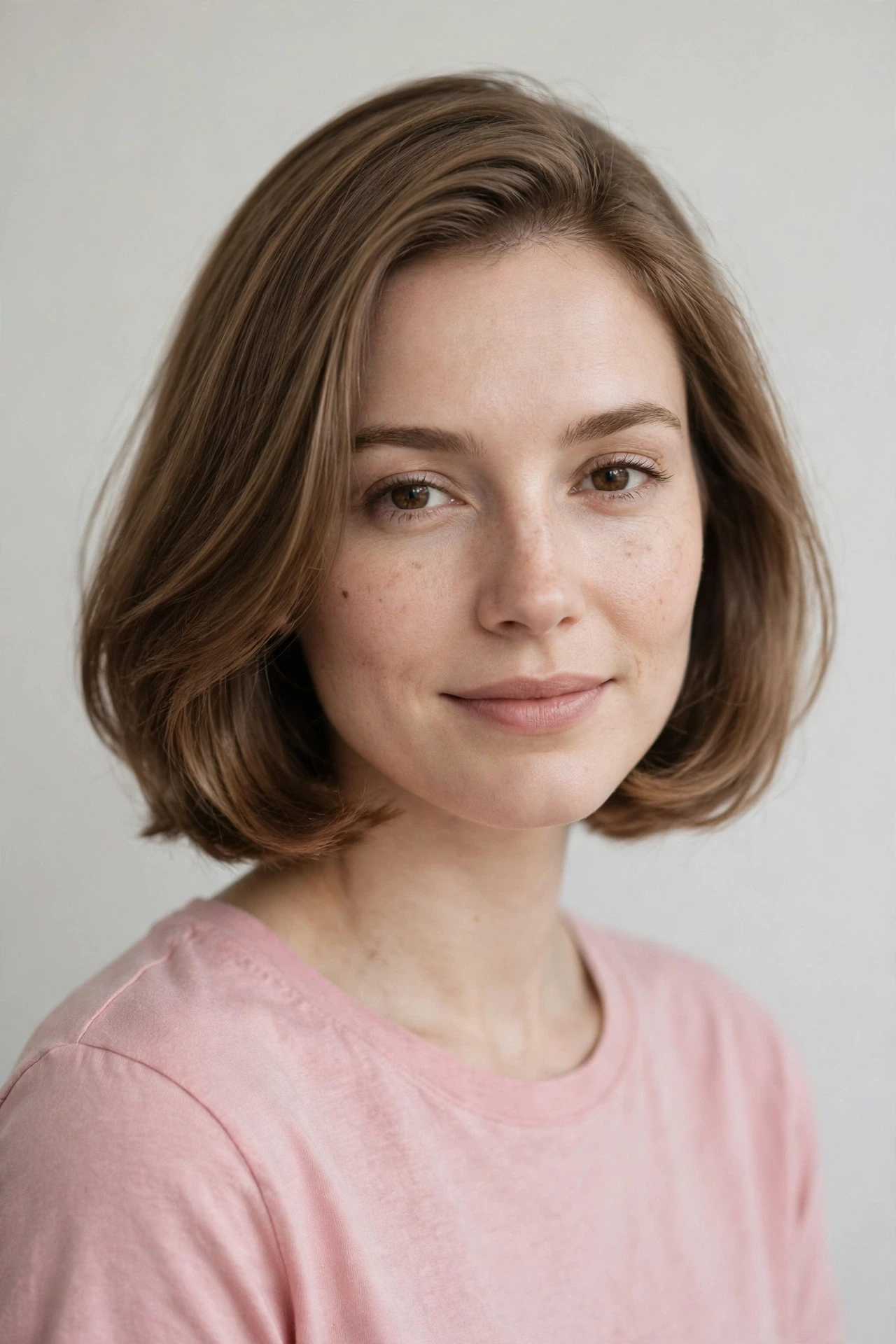 Softened Prada bob with gently rounded polished ends