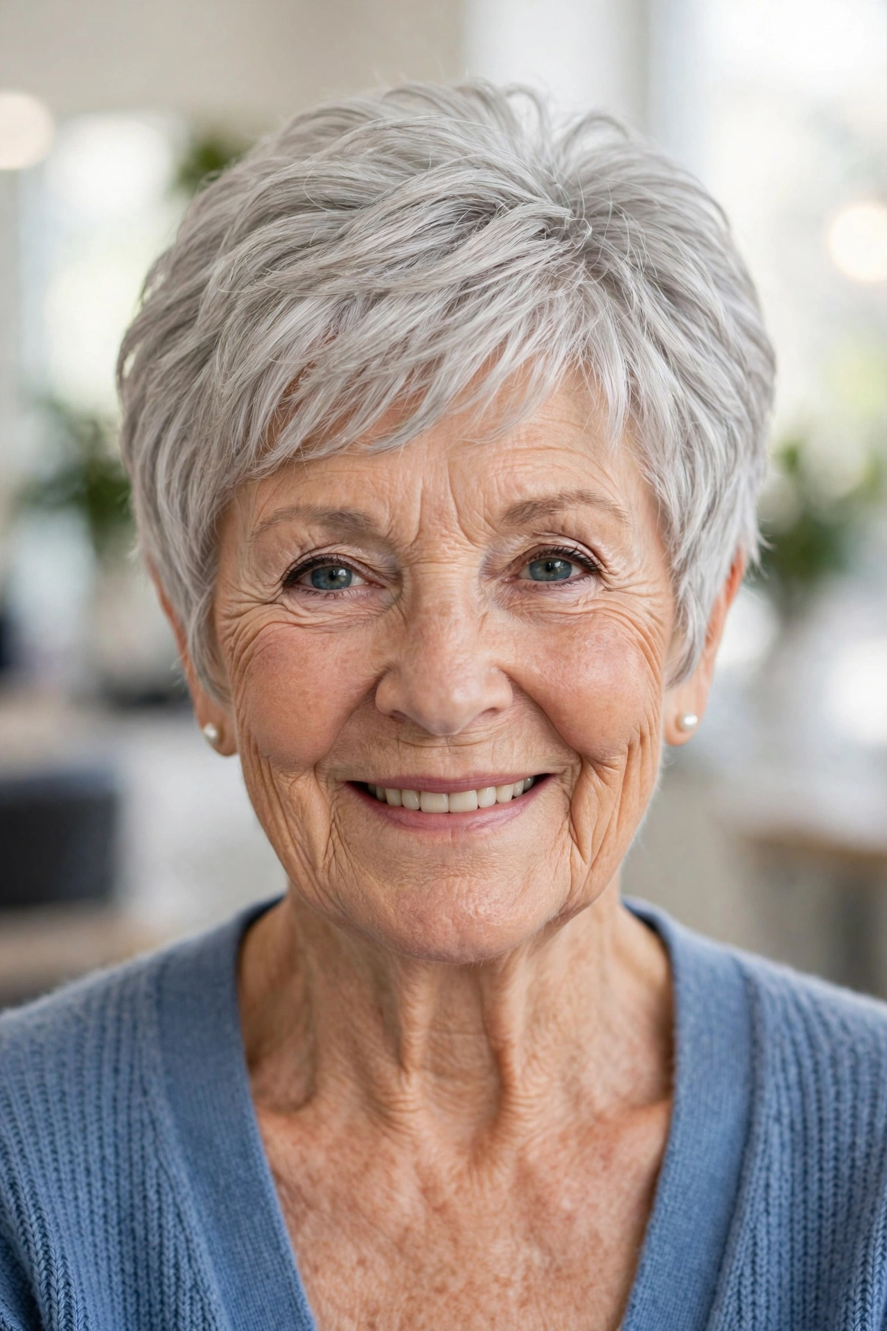 pixie bob haircut for thinning hair over 60