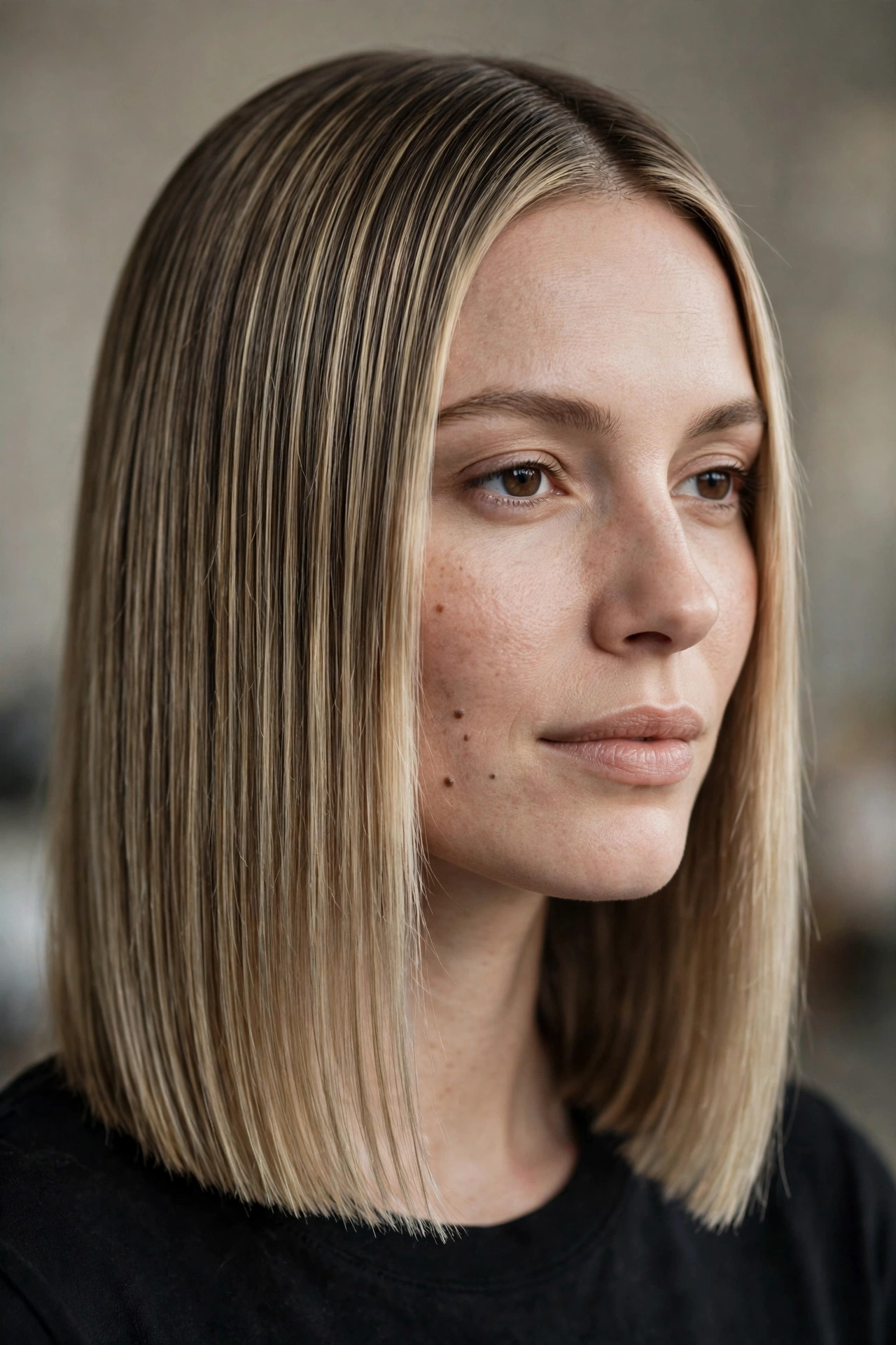 Precision straight edge lob with sharp ends