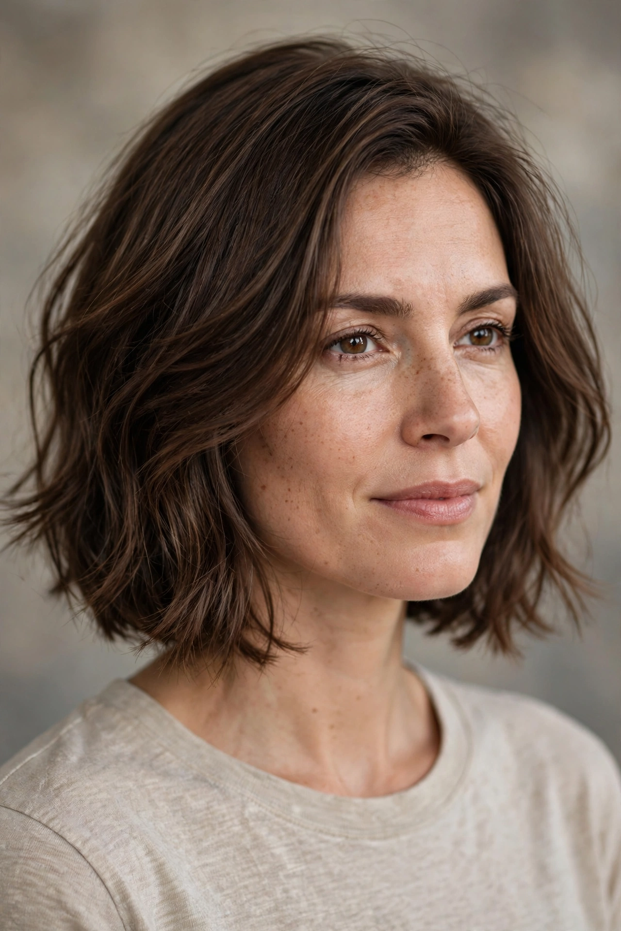 Everyday wearable swing bob, subtle and office friendly