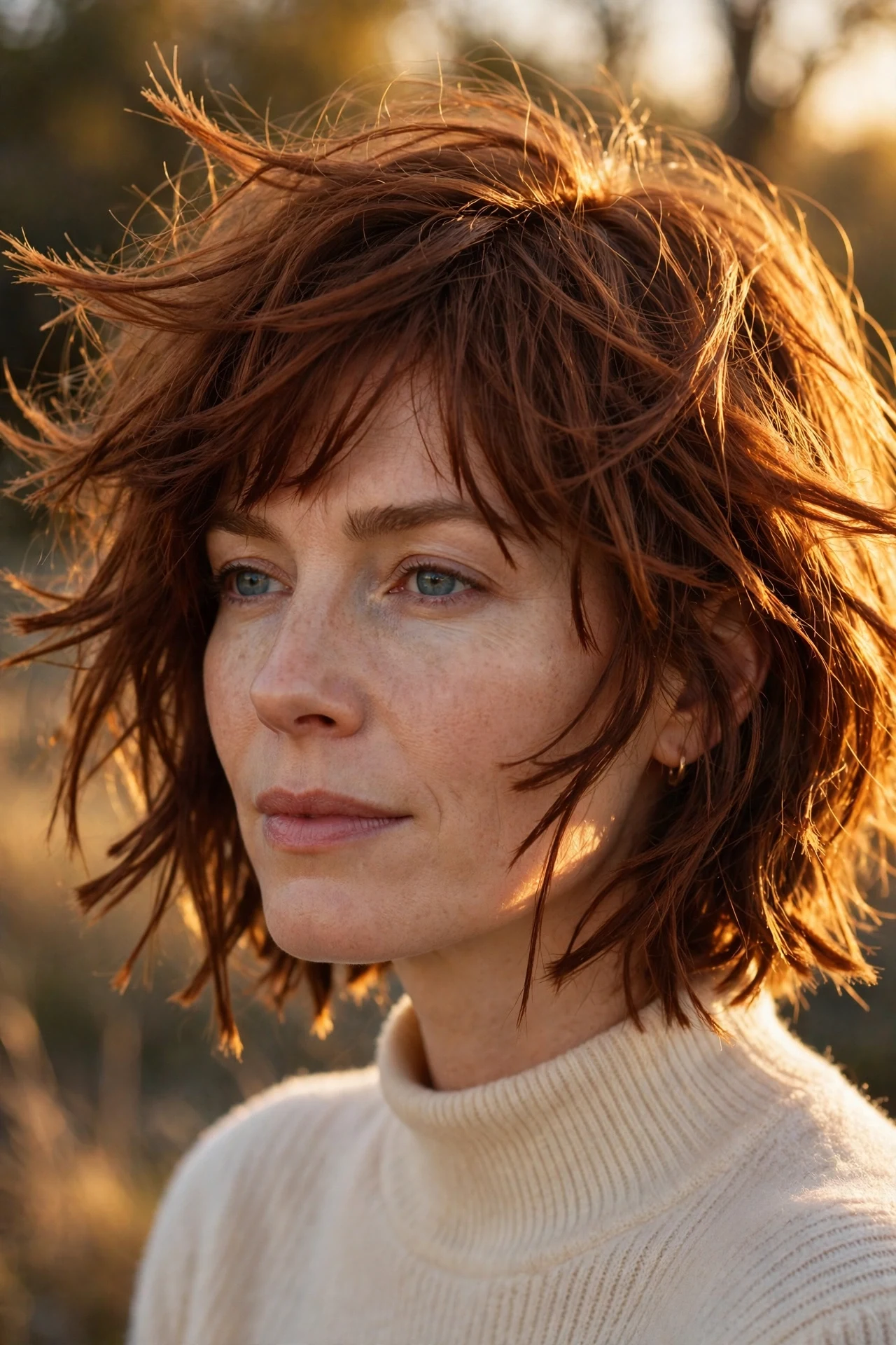 shattered ends french bob for thick hair with piece-y broken perimeter