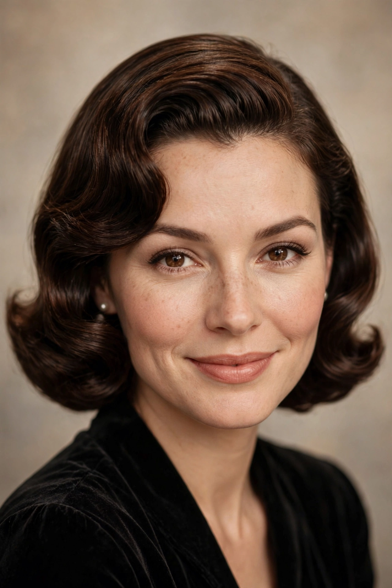 Glamorous 1950s bob hairstyles with polished waves, 2026 wearability